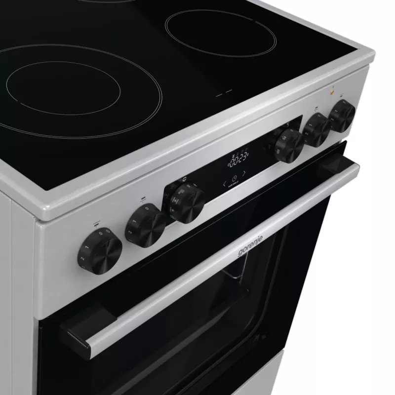Gorenje GECS6C70XC laisvai pastatoma viryklė su elektrine spirale, nerūdijantis plienas