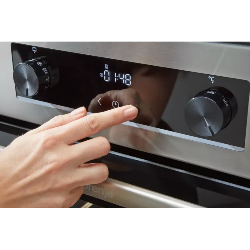 Gorenje GECS6C70XC laisvai pastatoma viryklė su elektrine spirale, nerūdijantis plienas