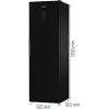 Šaldiklis Gorenje G600 FN619EABK6 H247B, 280 L, 12,6 kg/24h, SN-N, No Frost, E, Juodas