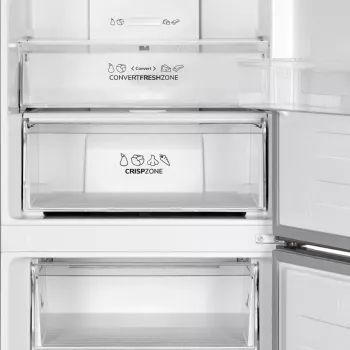 Gorenje kombinuotas šaldytuvas NRK619CABXL4, 304 L, 6 kg/24h, C klasė, Fresh Zone skyrius, juodas