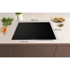 Gorenje Indukcinė kaitlentė GI6443BSCWF, Juoda, Įmontuojama, 60 cm, Zoninė indukcinė kaitlentė, Stiklo keramika, 4 zonos