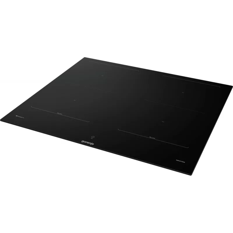 Gorenje Indukcinė kaitlentė GI6443BSCWF, Juoda, Įmontuojama, 60 cm, Zoninė indukcinė kaitlentė, Stiklo keramika, 4 zonos