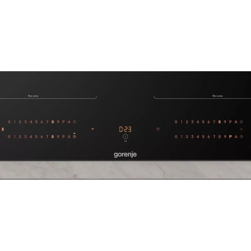 Gorenje Indukcinė kaitlentė GI6443BSCWF, Juoda, Įmontuojama, 60 cm, Zoninė indukcinė kaitlentė, Stiklo keramika, 4 zonos