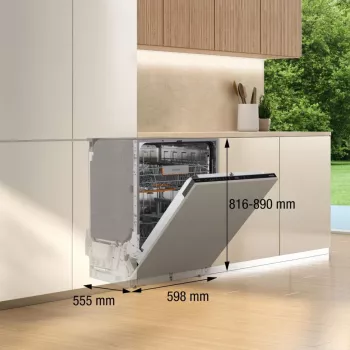 Gorenje GV642C65 pilnai įmontuojama indaplovė, 14 komplektų