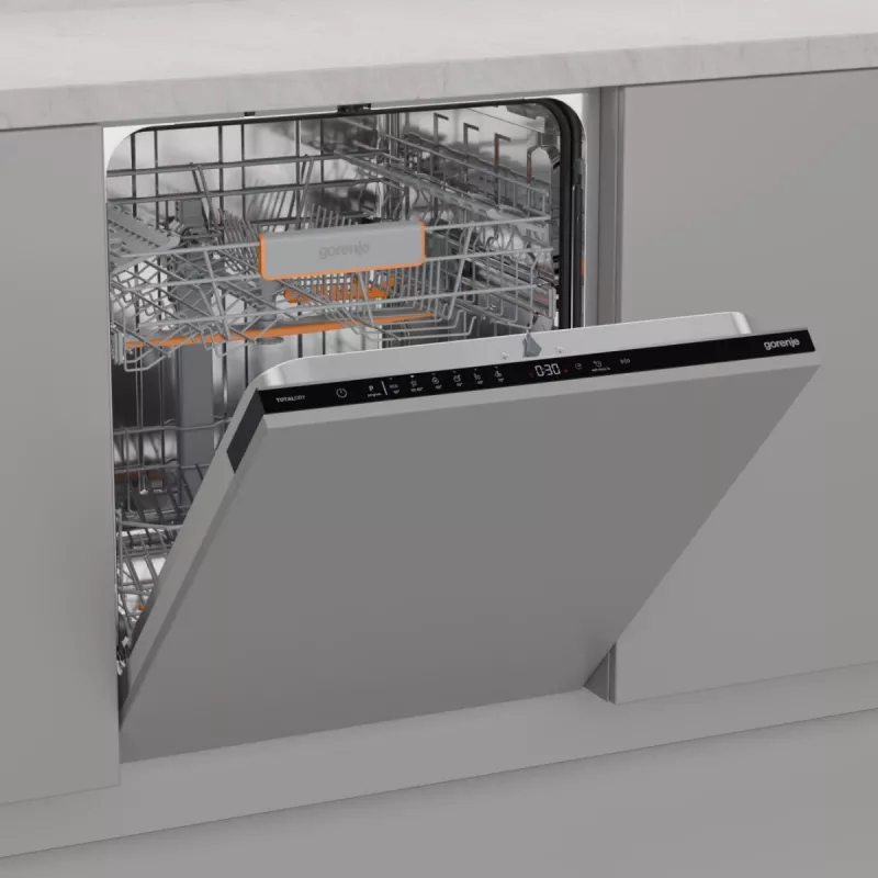 Gorenje GV642C65 pilnai įmontuojama indaplovė, 14 komplektų