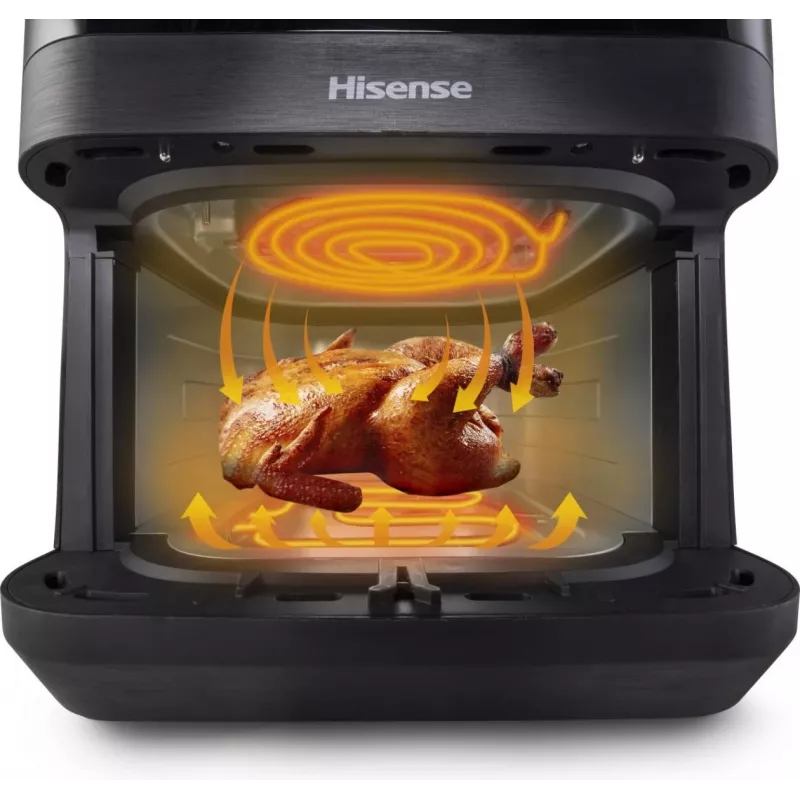Hisense HAF2100DCD Oro gruzdintuvė 7,7 L 2100 W Juoda