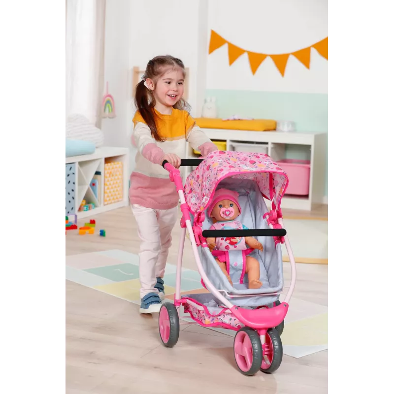 BABY born Deluxe vežimėlis lėlei, sulankstomas, nuo 3 metų