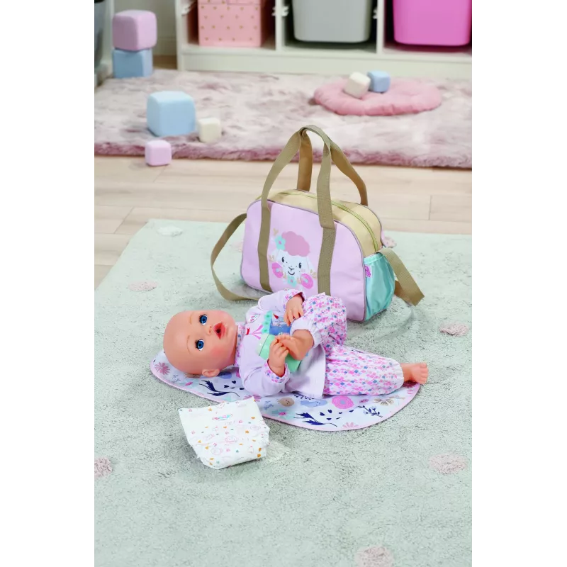 BABY born Keičiamųjų maišelių gėlė – lėlių vystyklų krepšys