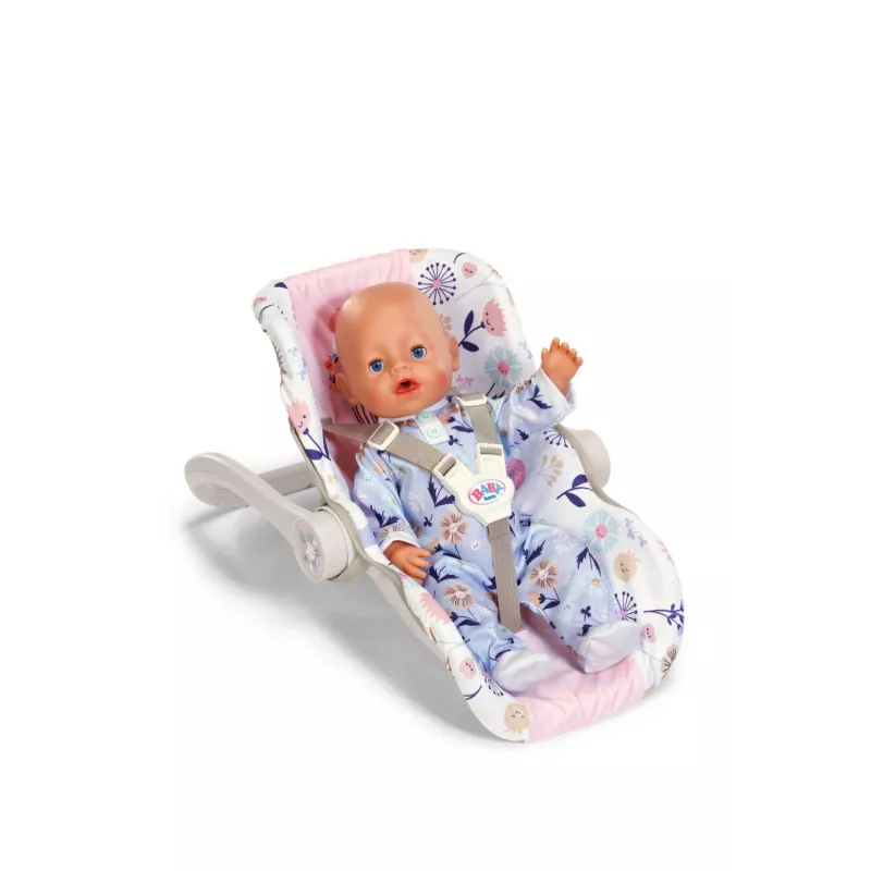 BABY born Comfort Seat Flower – automobilinė kėdutė lėlei