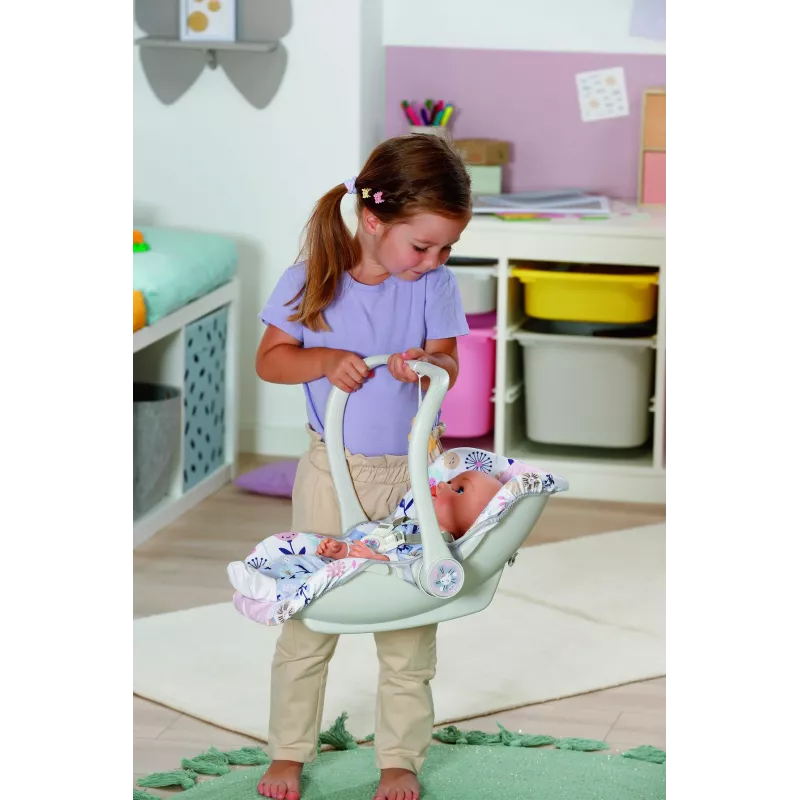 BABY born Comfort Seat Flower – automobilinė kėdutė lėlei