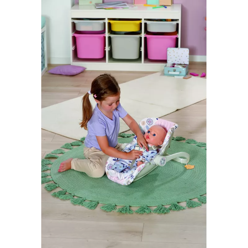 BABY born Comfort Seat Flower – automobilinė kėdutė lėlei