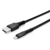 Lindy 3m sustiprintas USB A į Lightning įkrovimo ir sinchronizavimo laidas