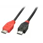 Lindy 2m USB 2.0 Micro-B į Micro-B OTG laidas, 2 m, Micro-USB B, Micro-USB B, USB 2.0, Kištukas/Kištukas, Juoda