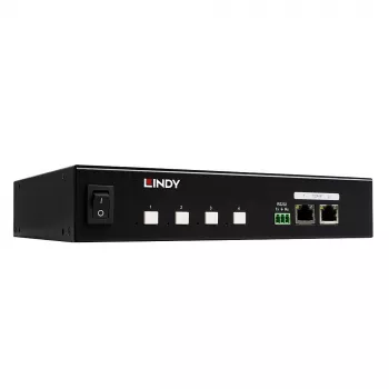 Lindy 32622 maitinimo paskirstymo blokas (PDU) 4 AC lizdai 1U Juoda