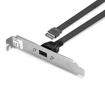 Lindy Single Port USB 3.1 Gen 2 Type C galinė plokštė, 0.45 m, USB A, vyriškas, vyriškas, 0 - 65 °C, 0 - 70 °C