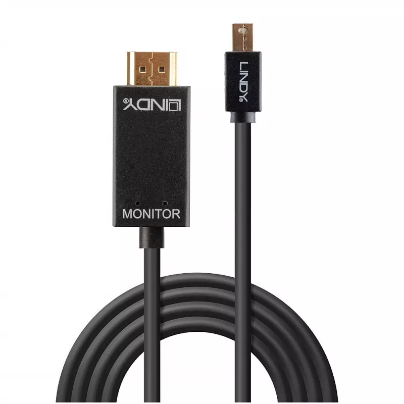 Lindy Kabel Mini DisplayPort/HDMI 4K30 (pasyvus) 5 m laidas