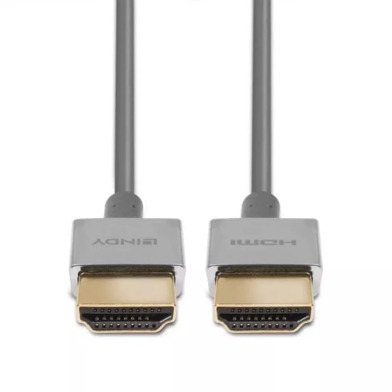Lindy Ultra High Speed HDMI Slim laidas 0,5 m, 48 Gbit/s, baltas