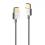 Lindy Ultra High Speed HDMI Slim laidas 1 m, HDMI A (standartinis) – HDMI A (standartinis), 48 Gbit/s, baltas