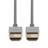 Lindy Ultra High Speed HDMI Slim laidas 1 m, HDMI A (standartinis) – HDMI A (standartinis), 48 Gbit/s, baltas