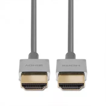 Lindy Ultra High Speed HDMI Slim laidas 1 m, HDMI A (standartinis) – HDMI A (standartinis), 48 Gbit/s, baltas