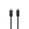 Lindy 2m USB4 240W Type C laidas, Black Line, 2 m, USB C, USB C, USB4 Gen 3x2, 40 Gbit/s, Juoda