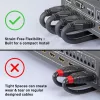 Lindy lankstus HDMI laidas 3m, 4K60Hz, 18 Gbit/s, juodas