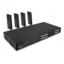 Lindy 150 m Cat.6 4x4 HDMI 4K60 HDBaseT matricinis prailgintuvas, 3840 x 2160 pikselių, AV siųstuvas ir imtuvas, laidinis, juodas
