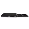 Lindy 150 m Cat.6 4x4 HDMI 4K60 HDBaseT matricinis prailgintuvas, 3840 x 2160 pikselių, AV siųstuvas ir imtuvas, laidinis, juodas