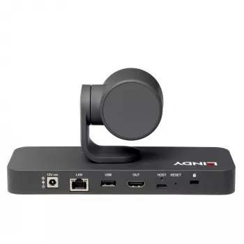 Lindy 38422 vaizdo konferencijų kamera 8 MP juoda 3840 x 2160 pikselių 30 kadrų/s