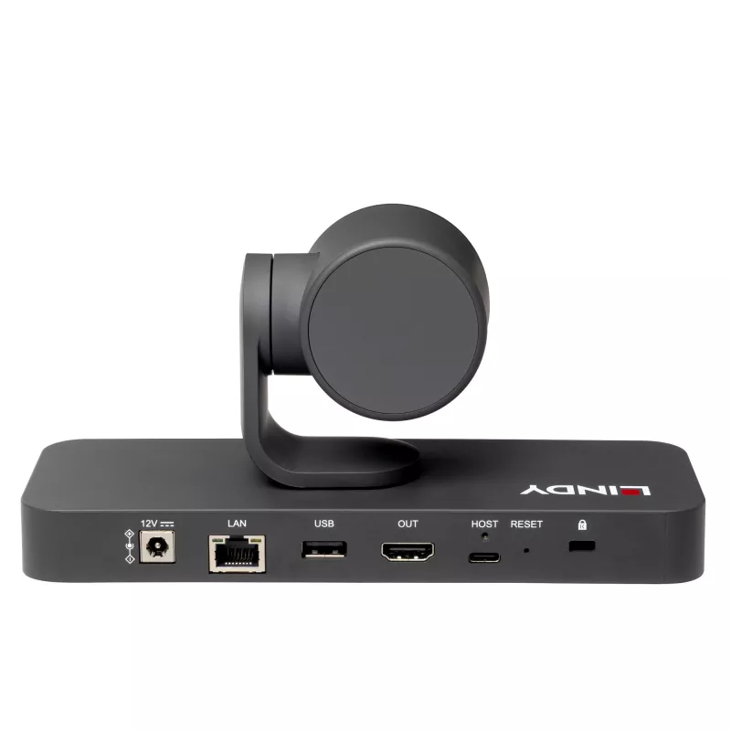 Lindy 38422 vaizdo konferencijų kamera 8 MP juoda 3840 x 2160 pikselių 30 kadrų/s