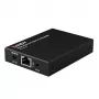 Lindy HDMI, KVM ir IR per IP plėtiklis, imtuvas ir siųstuvas, 150 m, Cat5e/Cat6, juodas, metalinis