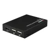 Lindy HDMI, KVM ir IR per IP plėtiklis, imtuvas ir siųstuvas, 150 m, Cat5e/Cat6, juodas, metalinis