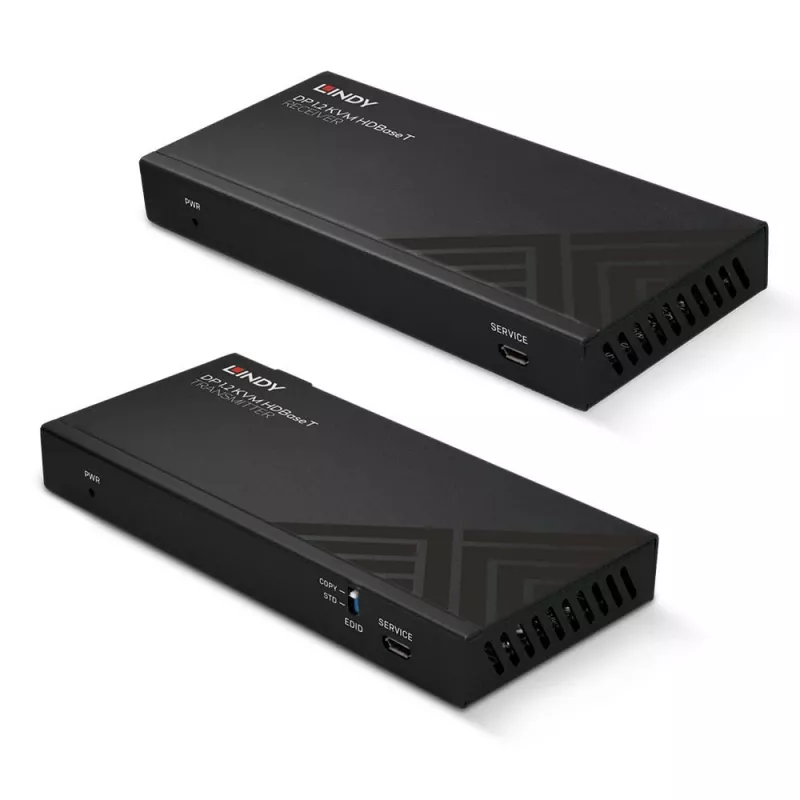 Lindy 150m Cat.6 DisplayPort 1.2, USB, IR ir RS-232 HDBaseT KVM prailgintuvas