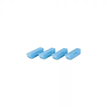 Lindy 40324 prievado blokatorius su raktu DisplayPort, mėlynas, 5 vnt.