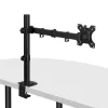 Lindy reguliuojamas monitoriaus laikiklis, 8 kg, 33–81,3 cm, VESA 75x75/100x100 mm, juodas