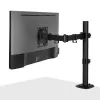 Lindy reguliuojamas monitoriaus laikiklis, 8 kg, 33–81,3 cm, VESA 75x75/100x100 mm, juodas