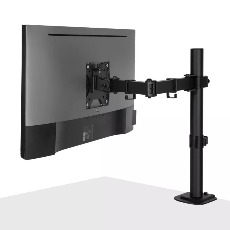 Lindy reguliuojamas monitoriaus laikiklis, 8 kg, 33–81,3 cm, VESA 75x75/100x100 mm, juodas