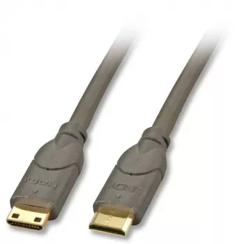 Lindy 0.5 m HDMI CAT2 laidas HDMI Type C (Mini) juodas