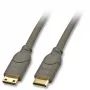 Lindy 0.5 m HDMI CAT2 laidas HDMI Type C (Mini) juodas