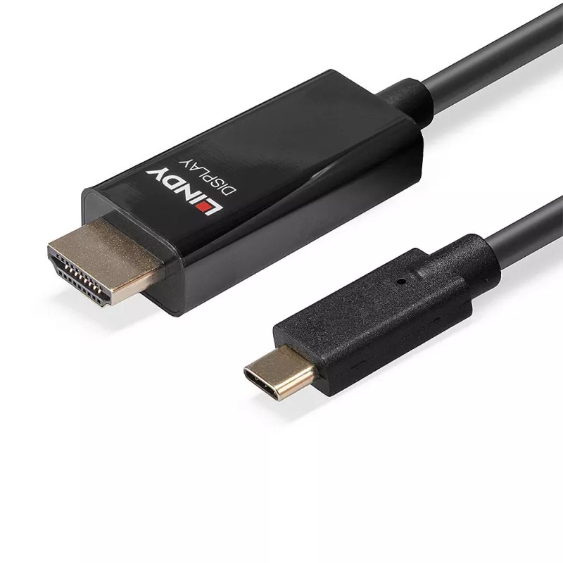 Lindy 10m USB Type C į HDMI 4K60 adapterio laidas su HDR