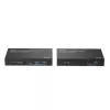 Lindy 100m Cat.6A 2 Host USB 3.2 Gen 1 HDBaseT ilgintuvas, tinklo siųstuvas ir imtuvas, 100 m, 480 Mbit/s, Cat6a, VS6320, fosforinis bronza