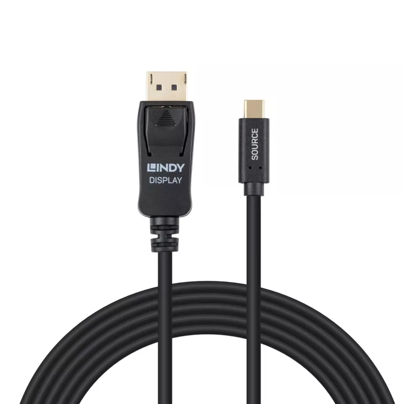 Lindy 2m USB Type C į DisplayPort 4K60 adapterio laidas su HDR