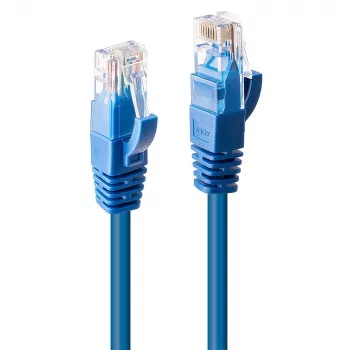 Lindy 10 m Cat.6 U/UTP tinklo kabelis, mėlynas