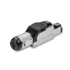 Lindy RJ-45 Cat.6/6A Belaidis Lauko Kištukas, RJ45, Juodas, Sidabrinis, Metalas, CE, REACH, RoHS, UKCA, 240 g, 133 mm