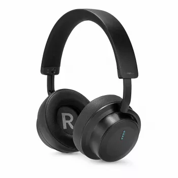 Lindy LH900XW ausinės laidinės ir belaidės su USB Type-C ir Bluetooth, juodos