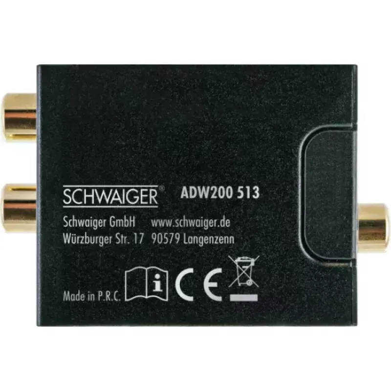 Maitinimo šaltinis Schwaiger ADW200 513 Black, 5V/1A