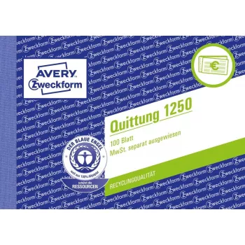 Apskaitos knygelė A6 Avery 1250