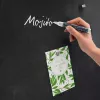 Markeris Sigel BA715 2 vnt. Baltas smulkus/storas antgalis