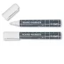 Markeris Sigel BA715 2 vnt. Baltas smulkus/storas antgalis