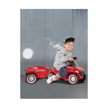 Priekaba žaisliniam automobiliui Simba‑Dickie BIG Bobby‑Car Neo Trailer – plastikinė, raudona, nuo 1 iki 5 metų